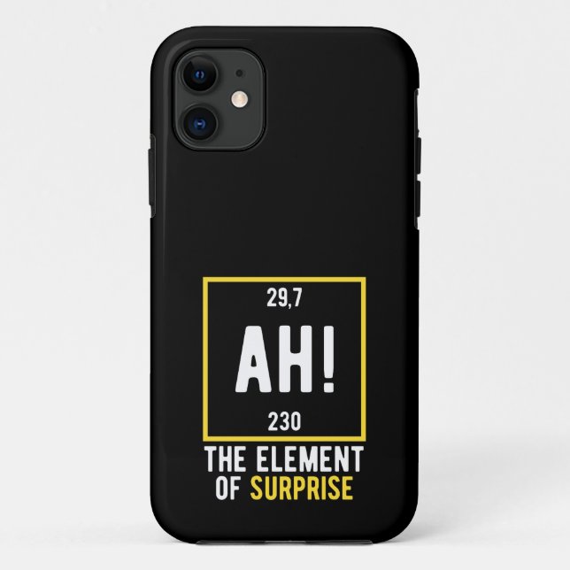 Coques Case-Mate iPhone Ah The Element of Surprise (Dos)