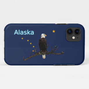 Coques Pour iPhone Aigle Et Drapeau De L'Alaska
