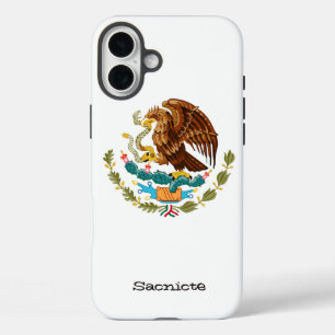 Coques iPhone 16 Plus Aigle Mexicain Personnalisé