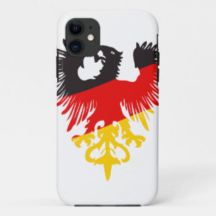 Coque iPhone 11 Aigle noire allemande