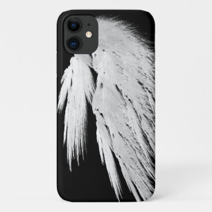 Coque Case-Mate Pour iPhone AILES ANGEL Gris Touché Plumes droite Personnalisé