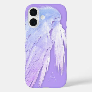 Coque Pour iPhone 16 AILES D'ANGE Papillon Violet Monogramme