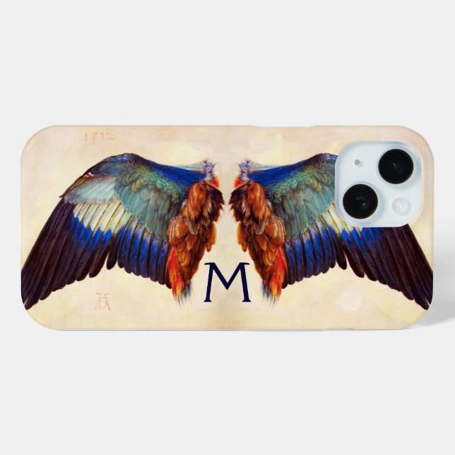 COQUES Case-Mate iPhone AILES D'UN MONOGRAMME ROULEUR EUROPÉEN (Verso (horizontal))