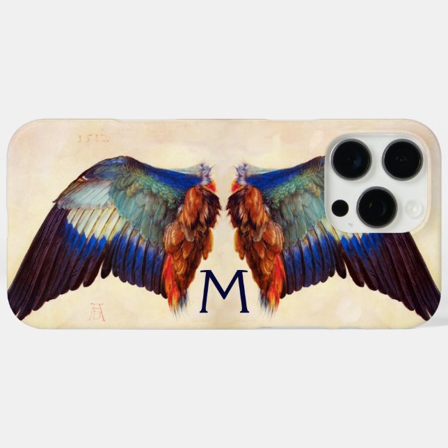 COQUES Case-Mate iPhone AILES D'UN MONOGRAMME ROULEUR EUROPÉEN (Verso (horizontal))