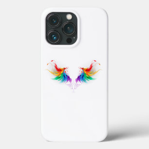 Case-Mate iPhone Case Ailes fluffy arc-en-ciel