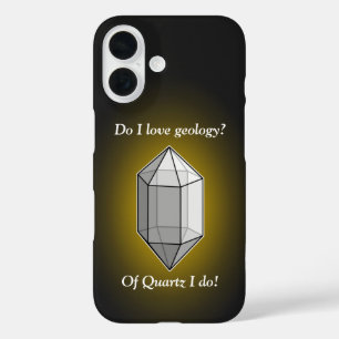 Coque Pour iPhone 16 Aime-Je La Géologie ? De Quartz Je Fais ! Papon co
