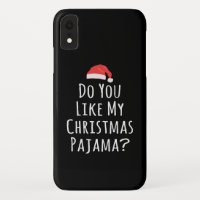 Aimez-vous mon pyjama de Noël ?