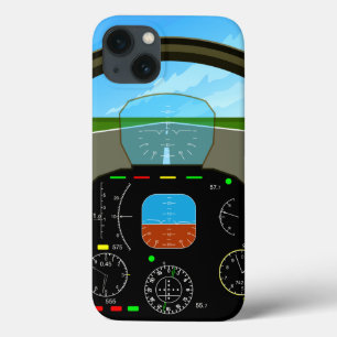 iPhone 13 Coque AirPlane Cockpit iPad Case