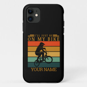 Case-Mate iPhone CASE AJOUTER LE NOM JE SERAI SUR MON BMX VÉLO SUNSET