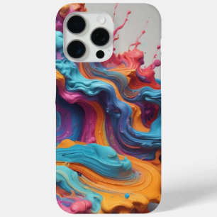 Coque iPhone 15 Pro Max Ajouter un éclat de couleur : Abstrait le gras & c