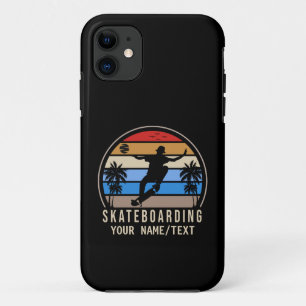 Case-Mate iPhone Case Ajouter un nom Texte Skateboard Retro Vintage Suns