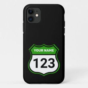 Case-Mate iPhone Case Ajouter un nom Votre numéro Racing Identification 