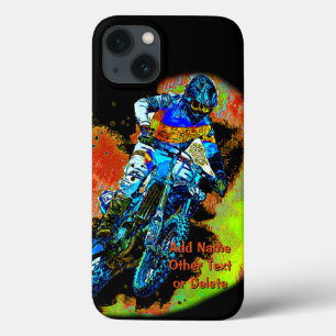 Case-Mate iPhone Case Ajouter un texte de nom (ou supprimer) Motocross R