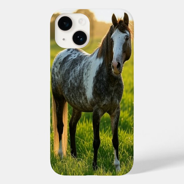 Coques Case-Mate iPhone Ajouter une Personnaliser photo de cheval (Verso)