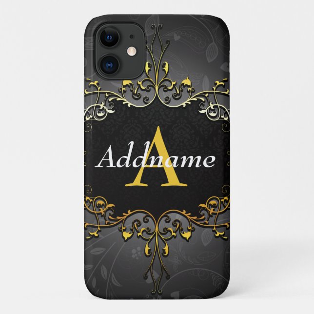 Coques Case-Mate iPhone Ajouter votre nom et votre initiale (Dos)