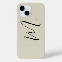 Ajouter Votre Nom Monogramme Moderne Calligraphie