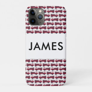 Case-Mate iPhone Case Ajouter votre nom Red Fire truck Personnalisé
