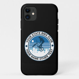 Case-Mate iPhone Case Ajouter votre nom State Town Group BMX Club Logo