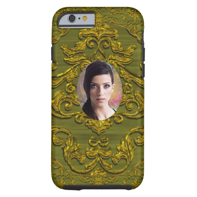 Coques Case-Mate iPhone Ajouter votre photo Damask Chic (Dos)