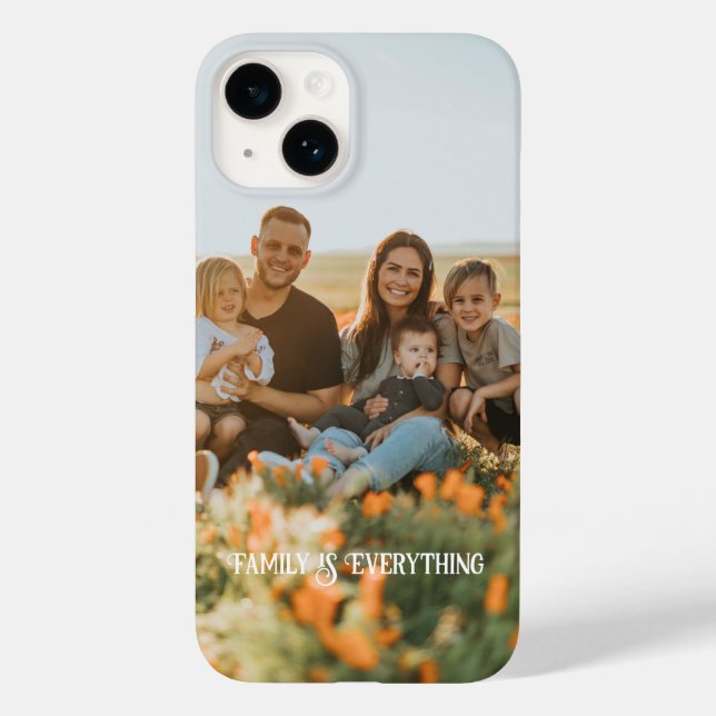 Coques Case-Mate iPhone Ajouter Votre Photo Famille Photo Chien Photo Enfa (Verso)