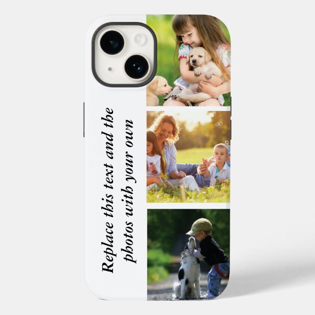 Coques Case-Mate iPhone Ajouter votre propre texte et photos (Verso)