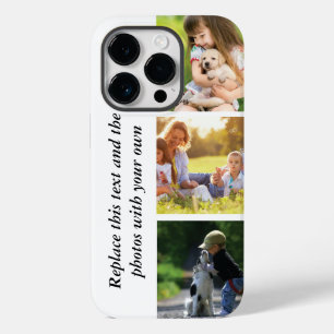 Coque Pour iPhone 14 Pro Ajouter votre propre texte et photos