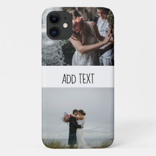 Case-Mate iPhone Case Ajouter votre texte et deux photos modernes