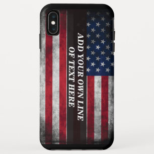 Case-Mate iPhone Case Ajouter votre texte sur le drapeau américain