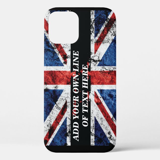 Coques Case-Mate iPhone Ajouter votre texte sur le drapeau anglais Jeu d'o (Verso)