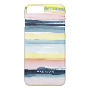 Coque iPhone 8 Plus/7 Plus Ajoutez votre courant nommé I de coucher du soleil