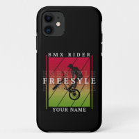 Ajoutez votre nom BMX Freestyle Rider sur Red Gree