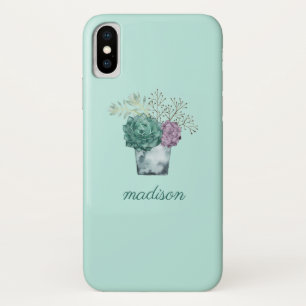 Case-Mate iPhone Case Ajoutez votre nom   Collection Plante Happiness