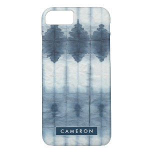 Case-Mate iPhone Case Ajoutez votre nom   Shibori Indigio Print