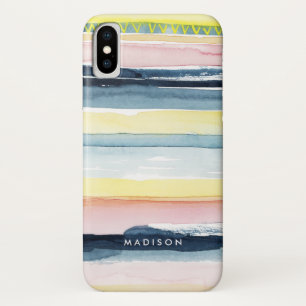 Coque iPhone X Ajoutez votre nom Sunset Stream I