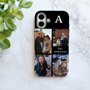 Coques iPhone 16 Plus Ajoutez Votre Photo 4 Personnalisée, Votre Monogra