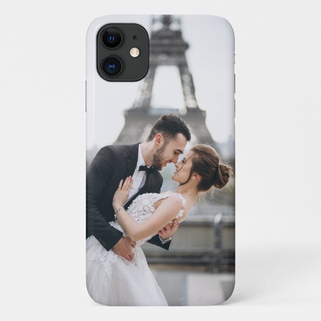 Coques Case-Mate iPhone Ajoutez Votre Propre Photo Personnalisée | Mariage (Dos)