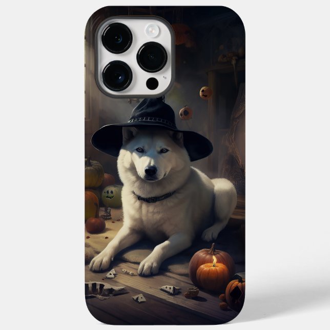 Coques Case-Mate iPhone Akita Citrouilles Halloween effroi (Verso)