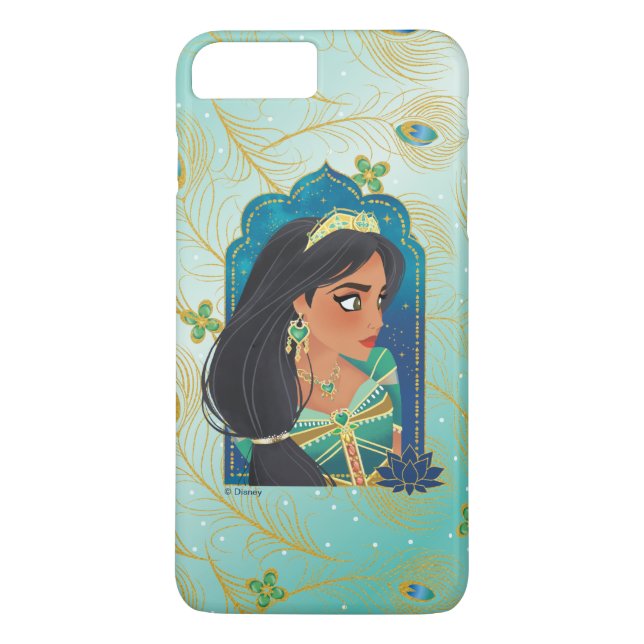 Coques Case-Mate iPhone Aladin| Profil latéral Jasmin Graphique (Dos)