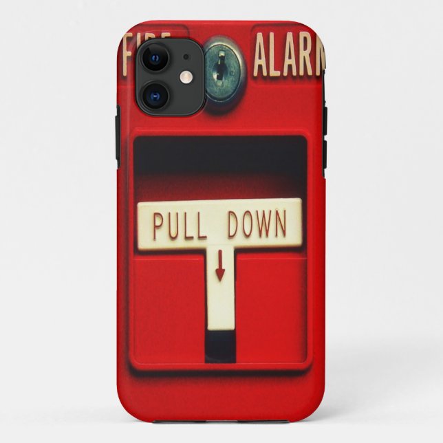 Coques Case-Mate iPhone Alarme d'incendie (Dos)