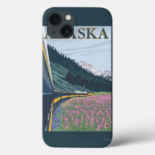 Coques Pour iPhone AlaskaRailroad et Vintage voyage de Fireweed