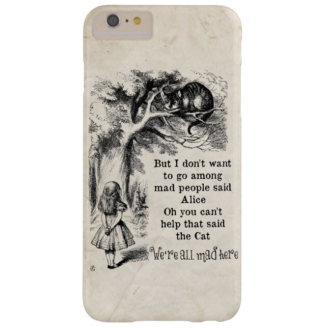 Coques Case-Mate iPhone Alice au pays des merveilles ; Chat de Cheshire (Dos)