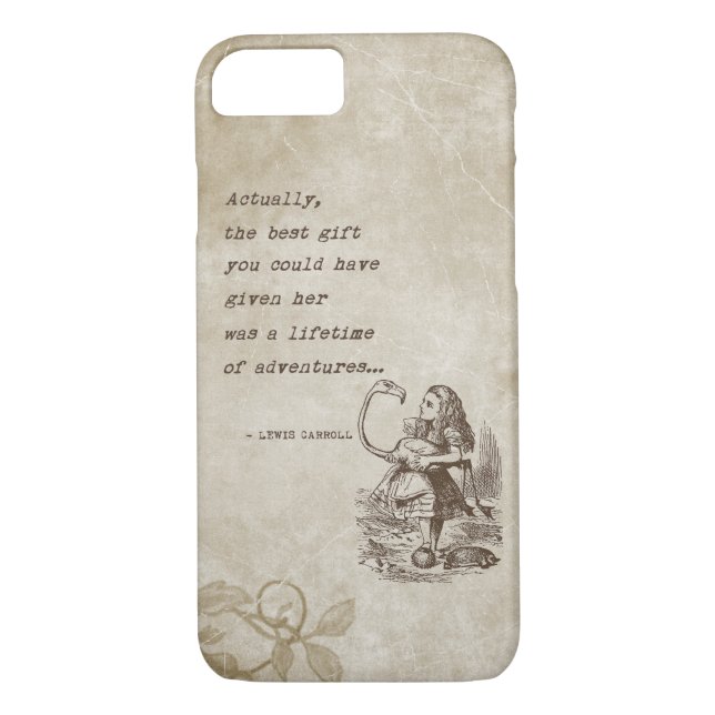 Coques Case-Mate iPhone Alice Au Pays Des Merveilles Devis Aventure Flaman (Dos)