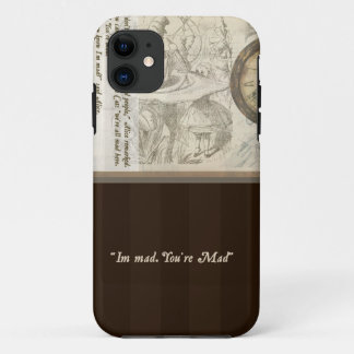 Case-Mate iPhone Case Alice au pays des merveilles - "Im fou. Vous êtes"
