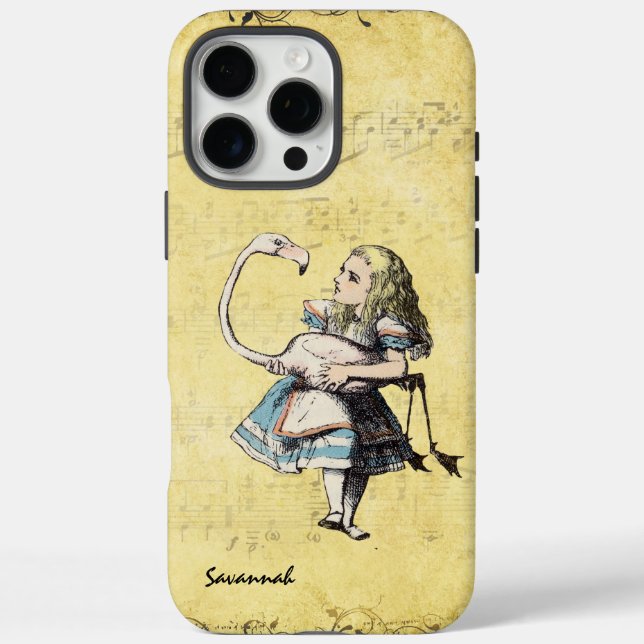 Coques Case-Mate iPhone Alice Au Pays Des Merveilles Jaune (Verso)