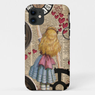 Coques Pour iPhone Alice au pays des merveilles voyageant à temps