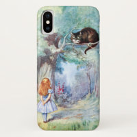 Alice chez le chat de Cheshire du pays des