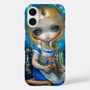 Coque Pour iPhone 16 Alice dans un Van Gogh Nocturne