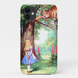 Coque iPhone 11 Alice et le chat de Cheshire au pays des