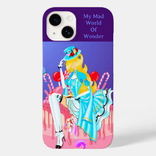 Coque Pour iPhone 14 Alice sur gâteau d'anniversaire art de pays des me