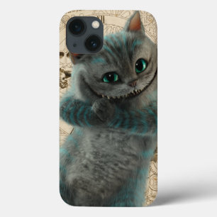 Etui iPhone 13 Alice Thru le regard Cheshire Cat Grin